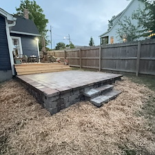 Belgard-Castle-Manor-Retaining-Wall-Cambridge-Cobble-Savannah-Paver-Patio-Installation-in-Nashville-TN 2