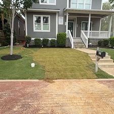 Rain-Garden-Removal-Drainage-Correction-Bermuda-Sod-Installation-in-Nashville-TN 1