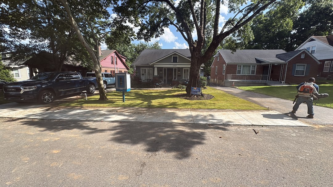 Zeon Zoysia Sod Installation & Hunter Hydrawise Irrigation System in Nashville, TN